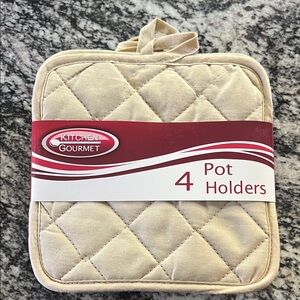 Cream Pot Holders - Set of 4